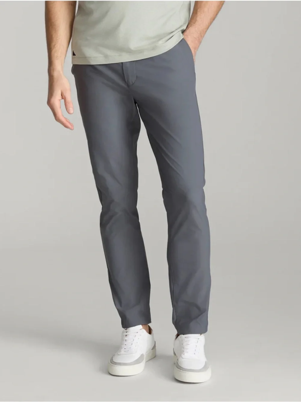 UNTUCKit Traveler Tech Stretch Slim Fit Pant Gray